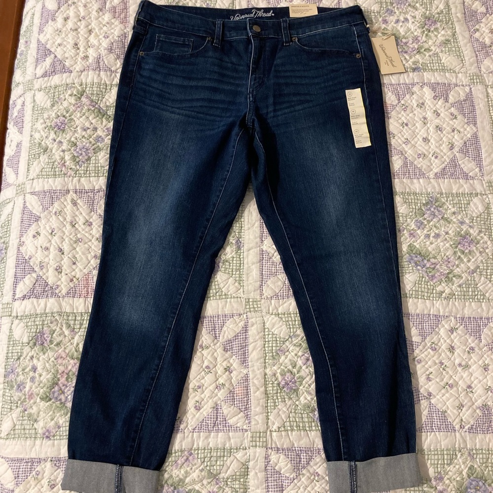 Womens Skinny Jean Dark Denim Wash